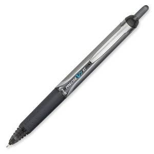 2 PACK: Pilot Precise V7 Retractable Black Rolling Ball Ink Pens, 1 Single Pen (26067)
