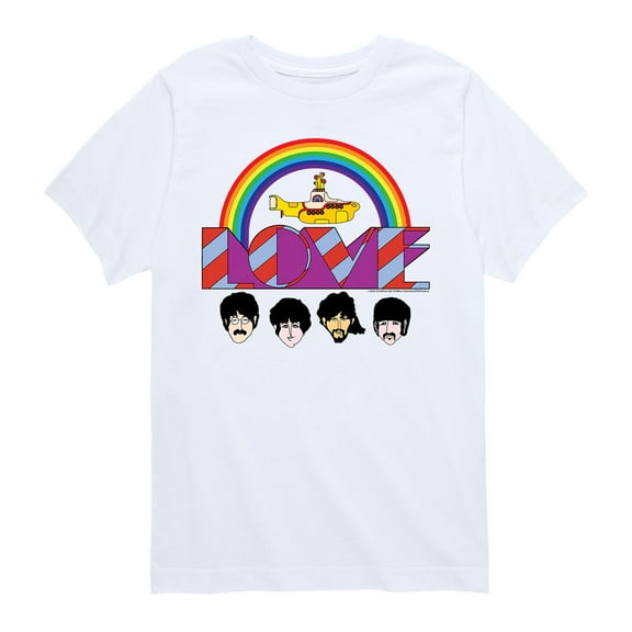 The Beatles - Love Yellow Submarine - Toddler And Youth Short Sleeve Graphic T-Shirt