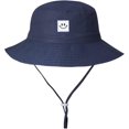 thumbnail image 2 of Baby Sun Hat Smile Face UPF 50+ Toddler Bucket Hat for Boys Girls 0-7 Years, 2 of 5