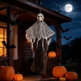 thumbnail image 6 of UALSRZL 30" Hanging Ghosts Witches Halloween Decorations for Outdoor Indoor, Scary Flying Grim Reapers Skeleton for Front Porch Yard Garden Holiday Decor, 6 of 6