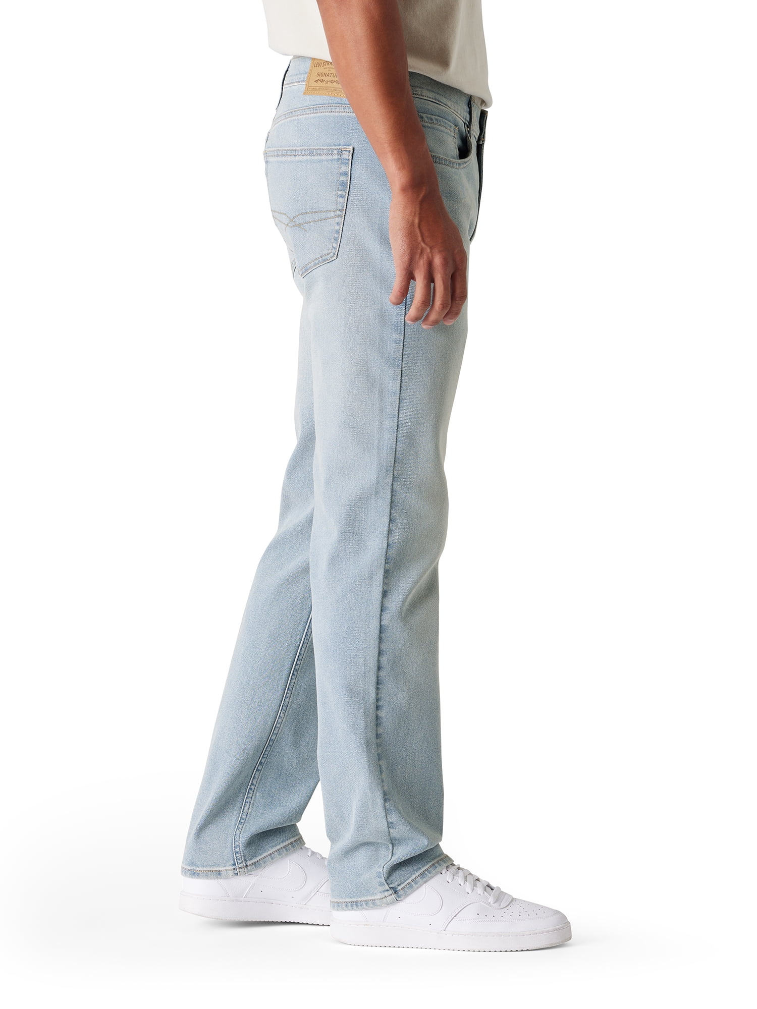 Levi Strauss Signature Men's and Big and Tall Straight Fit Jeans