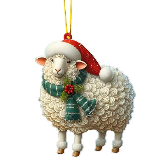 Farm Animal Christmas Ornaments Animal Ornaments for Christmas Tree Hanging Xmas Tree Hanging Ornament