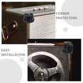 thumbnail image 3 of ETHZZLE 32Pcs Box Corner Protectors Thickened Material Black Impact Protection Speakers Setup, 3 of 8