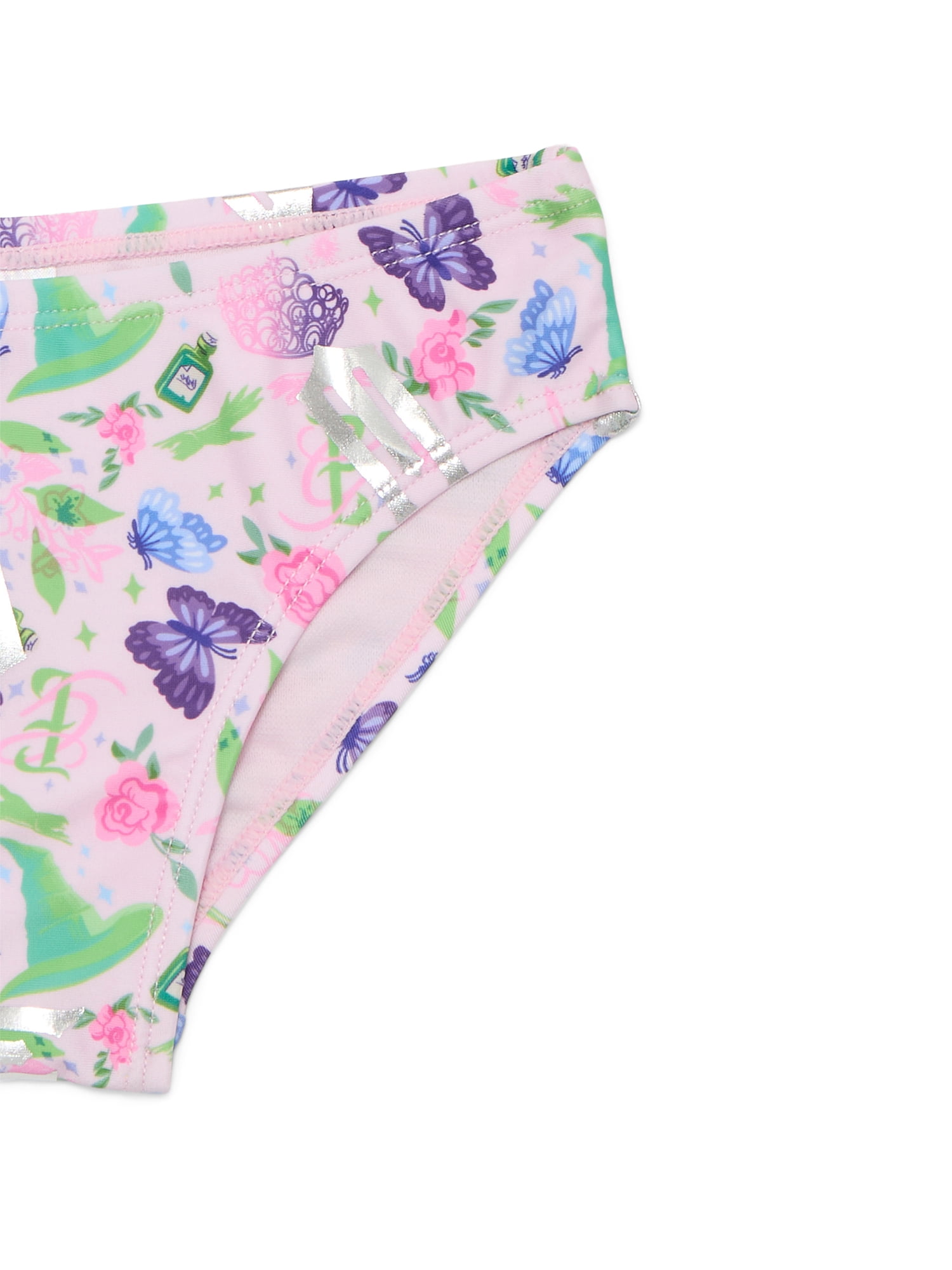 Wicked Little and Big Girls Graphic Bikini Swimsuit, 2-Piece, Sizes 4-12