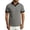 Gray, variant on RRMuAzgs Mens V Neck Tops Short Sleeve Regular Fit Casual Textured Tees Shirt Lightweight Collared Sweater