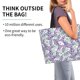 thumbnail image 2 of Disketp Lavender Flowers Bolsa Tote Estampada para Mujer, Bolso de Hombro y de Mano para Compras y Viajes, 2 of 8