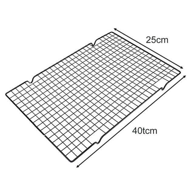 MYG Stainless Steel Cooling Rack Set - Versatile Baking Grill Pan for Oven, BBQ & Kitchen - Rust-Proof Wire Grid Drip Dry Rack for Bread,Cake,Biscuit - Dishwasher Safe (197g) (grid 19mm)