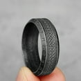 thumbnail image 4 of Fashion Vintage Simple Viking Rune Ring for Men Women Stainless Steel Nordic Celtic Knot Rings Couple Amulet Jewelry Wholesale,10, 4 of 10