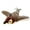 Brown, variant on 2026 New Flapping Wings, simulated chirping bird cat toy flying - Rechargeable Flying Simulated Bird for Indoor Cats, Pet Plush Kitten Exercise Toys Interactive Kitty Toys for Indoor Home, 8.6"