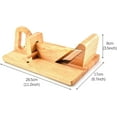 thumbnail image 5 of 1Pcs Oak Sausage Slicer With Stainless Steel Blade For Cooking Enthusiasts Cutting Sausages Bacon Schneider Sausage Chorizo Salami Fruits Vegetables And Hot Dogs, 5 of 6