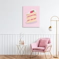 thumbnail image 3 of Stupell Industries French Country Coquette Strawberry Cake Canvas Art, 16 x 20, by Nina Jacobs, 3 of 7