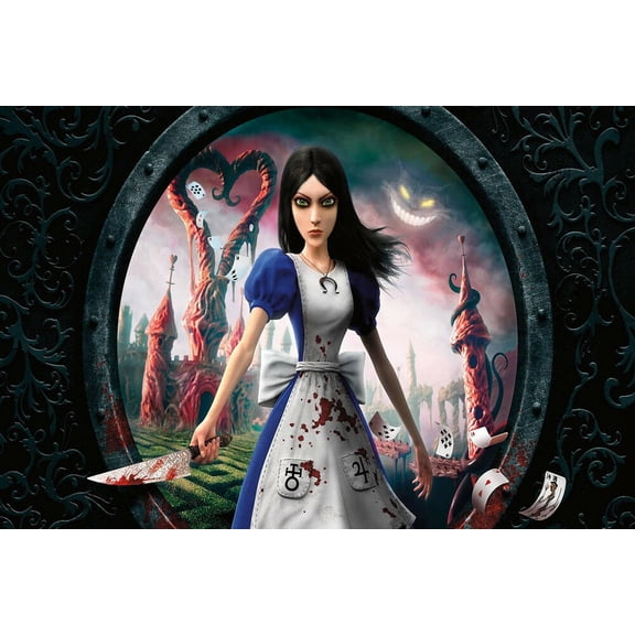 Alice In Murderland - Canvas OR Print Wall Art