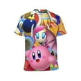 thumbnail image 3 of Kirby Star Allies Unisex Short Sleeve T Shirt Daily Novelty 3D Printed T-Shirts Soft Comfortable Tee Shirt Top For Men And Women, 3 of 7