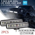 thumbnail image 1 of 90W 6Inch Convex Lens 6LED Working Light 12V/24V 4x4 Automobile LED Light Bar White light, 1 of 5