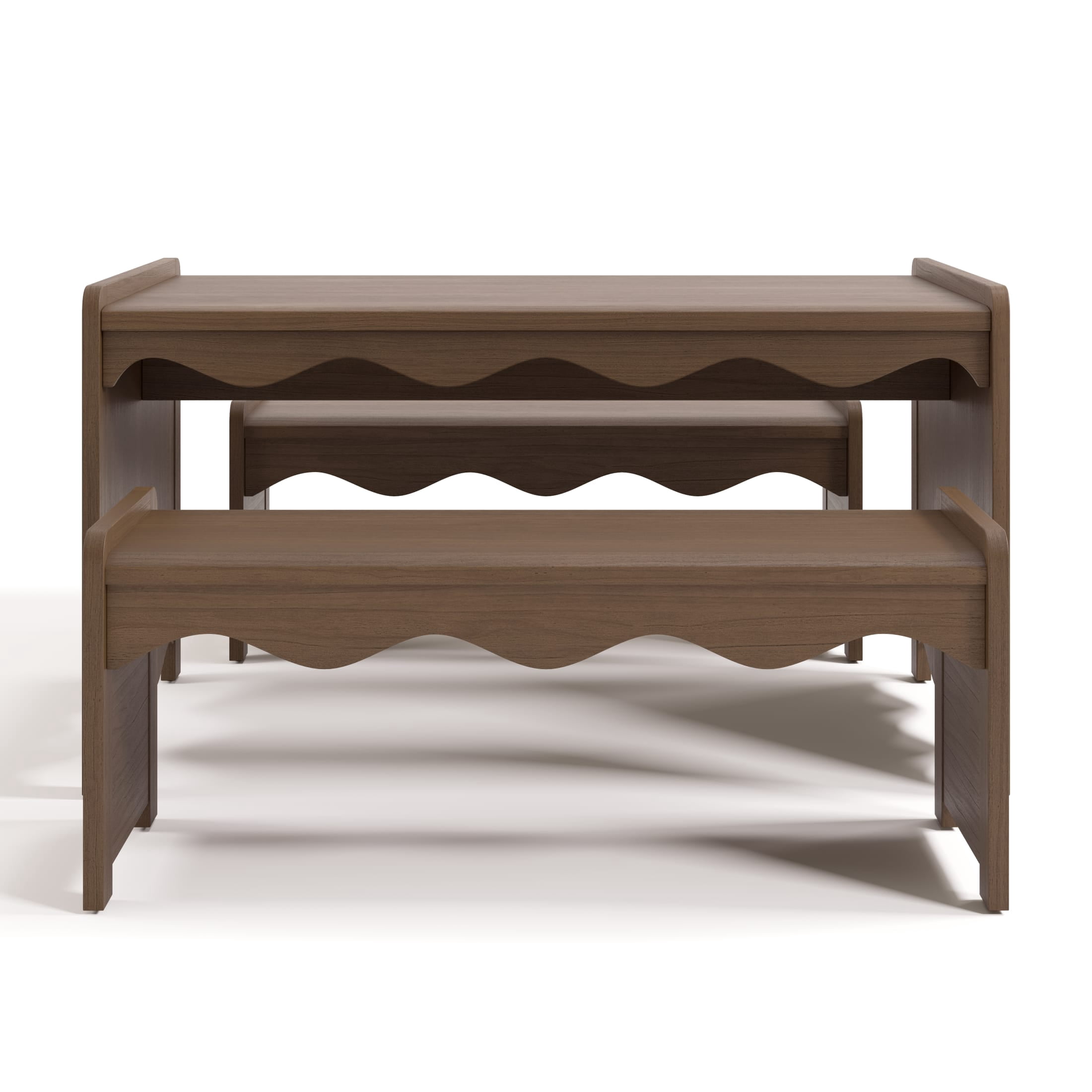Storkcraft Casablanca Montessori Indoor Kids Table and Bench Set - Hazelnut