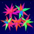 thumbnail image 4 of 5 globos con forma de estrella de neón Mega-L que brillan en la oscuridad y brillan en la oscuridad, 4 of 9