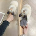 thumbnail image 4 of GERsome Womens Cozy Slippers, Ladies House Slippers, Comfy Bedroom Slippers, Slip on Warm Fuzzy Lined Winter Home Shoes, 4 of 9