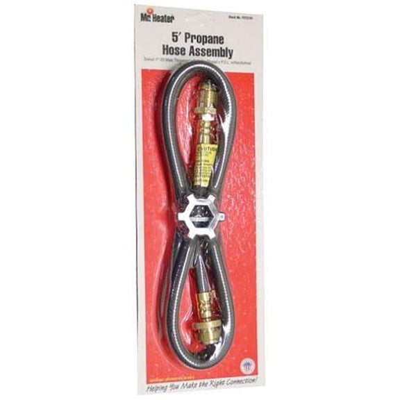 Mr. Heater Propane Hose Assembly 5 Ft - Hose Assembly - One Size, Black