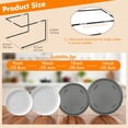 thumbnail image 3 of PUERSI 4 PCS Pizza Stand Holder with Non-Slip Pads, Black Metal Pizza Pan Display Stands, Food Platter Riser Serving Tray for Party Wedding, 3 of 8
