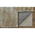thumbnail image 3 of Feizy Indochine Modern Solid, Tan/Taupe, 2'6" x 6' Runner Sheen Fade Resistant Luxury & Glam Floor Rug for Living room Bedroom, 3 of 10