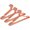 Rose Gold, variant on SPECILITE Metal Hangers 30 Pack , Strong Wire Clothes Hangers with Notches, Space Saving, Shiny Gold