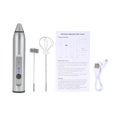 thumbnail image 1 of Fdit Rechargeable Electric Milk Frother with 2 Whisks Speed Adjustable Handheld Foam Maker, Handheld Drink Mixer, Handheld Foam Maker, 1 of 11