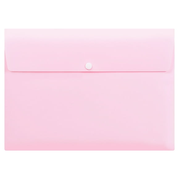 CRAFTHROU 10Ud Bolsas Multifuncional De PP Color Rosa Con Para Documentos