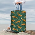 thumbnail image 5 of Cauagu Green Plants with Fox Print Travel Luggage Cover,Travel Dust-proof Suitcase Cover Softside Suitcase Protector for 18-32inch,Not Included Suitcase, 5 of 8