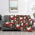 thumbnail image 2 of Disketp Merry Christmas1 Flannel Blankets - Thick and Warm Blanket for Winter, Soft Fuzzy Plush King Blanket for All Seasons-60"x50", 2 of 6