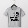 thumbnail image 2 of BXSRUTA Kids Mother's Day Printed Round Neck Short Sleeve Loose Fit T-Shirt for Boys and Girls, 2 of 5