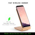 thumbnail image 4 of Soporte de carga rápida Cable De Escritorio Inalámbrico ABS CARGO RÁPIDO USB Cable USB Para Teléfonos Móviles De Madera De madera Magideal Soporte de carga rápida, 4 of 6