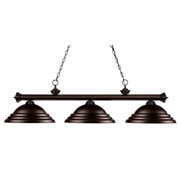 -3 Light Island/Billiard in Billiard Style-16 inches Wide By 15 inches High Bailey Street Home 372-Bel-1176564