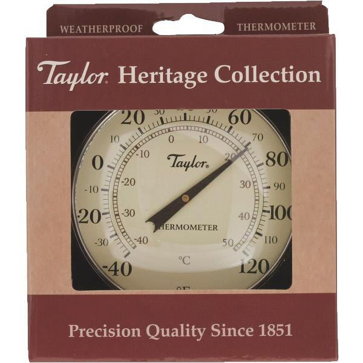 Taylor 481BZN Heritage Collection Dial Thermometer 4.25 Easy to