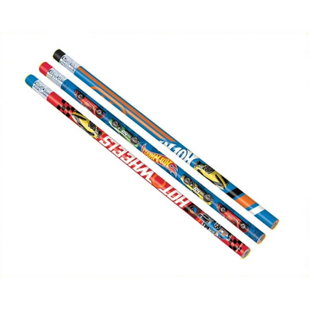 Hot Wheels Wild Racer Pencils (12 Count) - Party Supplies