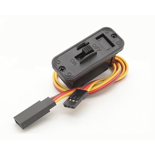 HobbyFlip Servo Connector JR Switch Harness 240mm Lead with Built in