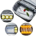 thumbnail image 4 of Breast Pump Bag Backpack - Cooler Lunch Bag Double Layer for Mother Large Size Black1, 4 of 8