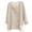 Khaki #018, variant on Mens Linen Shirt Breathable 3/4 Sleeve T Shirts Pullover V Neck Loose Summer Casual Top Lightweight Quick Dry Tees, 3XL