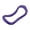 Purple, variant on Pilates Ring Fitness Circle, Foam Padded Resistance Training Tool for Yoga Stretching, Back Shoulder Exercise, Home Gym