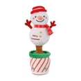 thumbnail image 1 of Juguete navideño bailable,Muñeco de nieve eléctrico que baila y baila en Navidad,Juguete eléctrico navideño con luces y música para bailar,Muñeco de nieve de peluche que y, 1 of 8