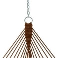 thumbnail image 6 of Castaway Living 13 ft. Double Antique Brown Polyester Rope Hammock with Free Extension Chains ,Tree Hooks & Storage Bag, 6 of 6