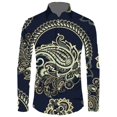 thumbnail image 1 of Camisas de manga larga con estampado 3D de cachemira de la antigua Babilonia para hombre, camisetas con gráfico de tótem espiritual hindú vintage para hombre, 1 of 6
