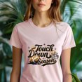 thumbnail image 5 of Touchdown Season T-Shirt | Retro Football Game Day Tee for Women, Natural, Size M, 5 of 6