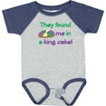 thumbnail image 3 of Inktastic They Found Me in a King Cake Boys or Girls Baby Bodysuit, 3 of 5