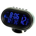 thumbnail image 1 of Termómetro digital para automóvil, voltímetro, medidor de voltaje, reloj noctiluco, alerta de heladas (verde) Sincero Electrónica, 1 of 5