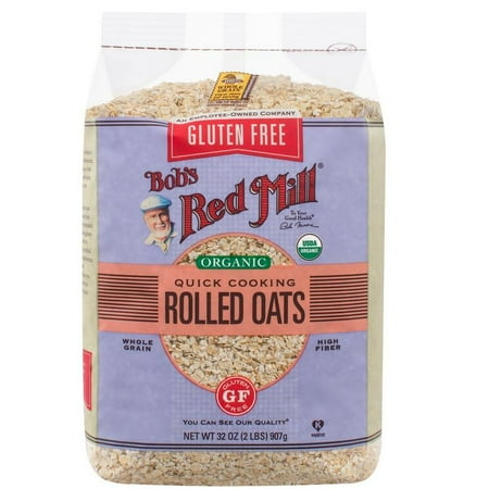 gluten mill bob rolled oats count organic oz cooking quick