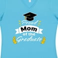 thumbnail image 4 of Inktastic Family Graduation-proud Mom of the Graduate Women's V-Neck T-Shirt, 4 of 5