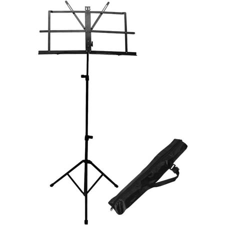 ChromaCast Folding Adjustable Conductor Sheet Music Stand with Carry (Best Sheet Music Stand)