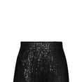 thumbnail image 2 of SUNSIOM Pantalon Large pour Femmes, Surface Décorée à Sequins, Taille Haute Élastique pour Femme, 2 of 5