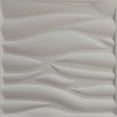 thumbnail image 5 of 19 5/8"W x 19 5/8"H Serina EnduraWall Decorative 3D Wall Panel, Universal Pearl Metallic Sea Mist (Covers 2.67 Sq. Ft.), 5 of 6