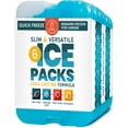 thumbnail image 1 of WWS-Ice Packs for Lunch Bags - Original Cool Pack | Slim & Long-Lasting Reusable Ice Pack for Lunch Box, Lunch Bag and Cooler | Freezer Packs for Coolers (Set of 6), 1 of 4